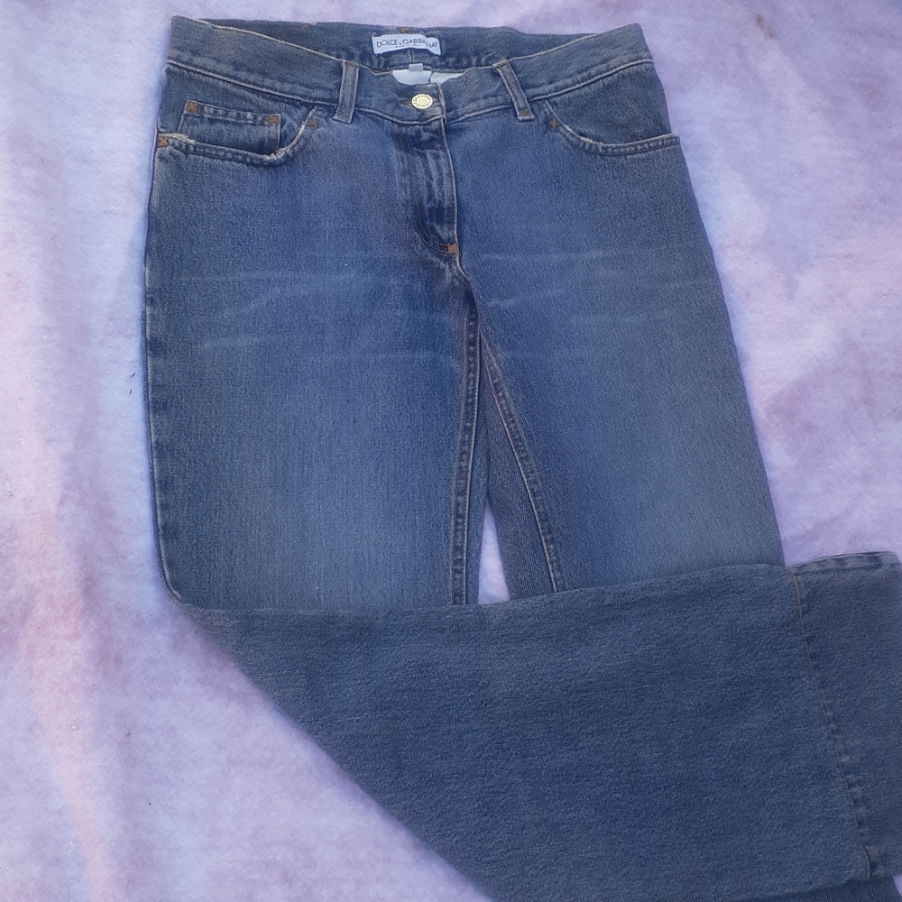 Dolce and Gabbana Boot cut pants 44 Vintage jeans